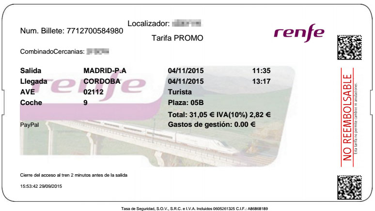 西班牙國鐵Renfe訂票教學、官網訂票、西班牙國鐵搭乘心得 @Yuki&#039;s Lazy Channel