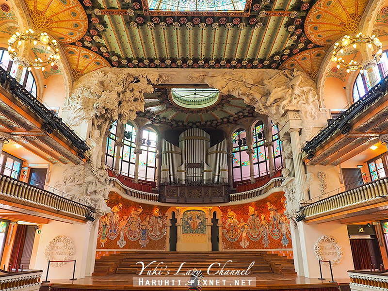 【巴塞隆納】加泰隆尼亞音樂宮 Palau de la Musica Catalania：燦爛華麗的表演殿堂，加泰隆尼亞音樂宮門票/開放時間/交通整理 @Yuki&#039;s Lazy Channel