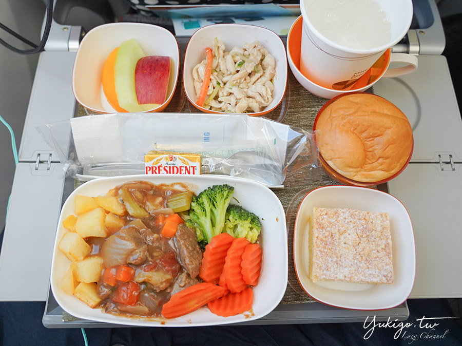 長榮航空 Eva Air 波音787-10 BR192/BR191 松山-羽田 經濟艙設備、餐點分享 @Yuki&#039;s Lazy Channel