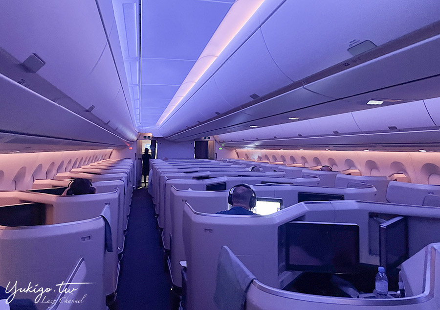 國泰航空商務艙 CX111 香港-雪梨 A350-1000商務艙設備與餐點分享 @Yuki&#039;s Lazy Channel