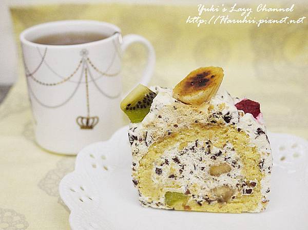 [台北甜點] Afternoon Tea的美味蛋糕＊香蕉奇異果蛋糕卷 @Yuki&#039;s Lazy Channel