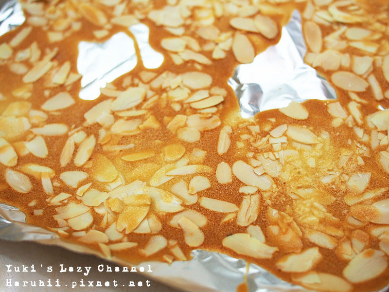 【食譜】餅乾輕鬆做～薄脆好吃的杏仁瓦片做法、杏仁瓦片食譜配方 @Yuki&#039;s Lazy Channel