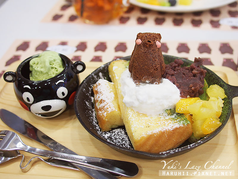 [台北中山] KUMA Cafe KUMAMON熊本熊咖啡主題餐廳，大吃超可愛熊本熊餐點 @Yuki&#039;s Lazy Channel