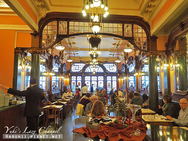 【波爾圖/波多Porto】Cafe Majestic 世界十大最美咖啡 @Yuki&#039;s Lazy Channel
