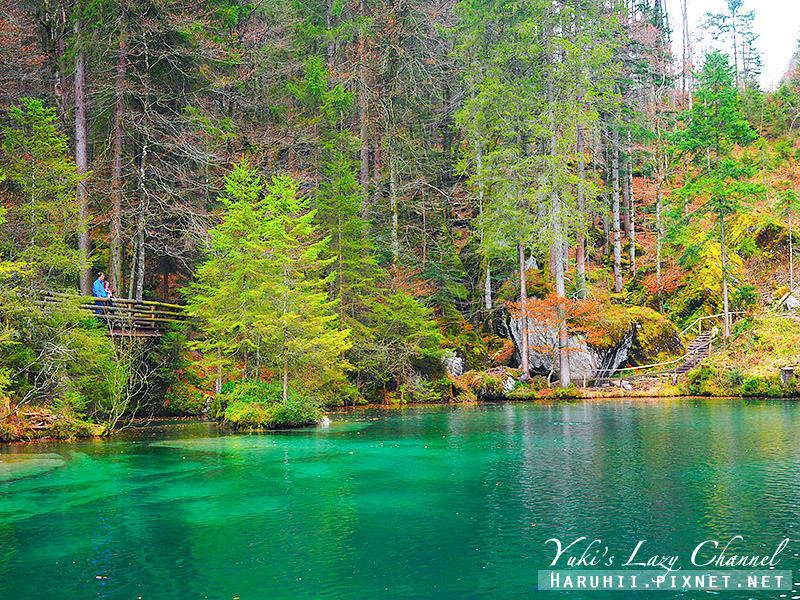 [瑞士] Blausee 藍湖：隱藏在阿爾卑斯山脈中的絕美秘境，含門票、交通資訊 @Yuki&#039;s Lazy Channel