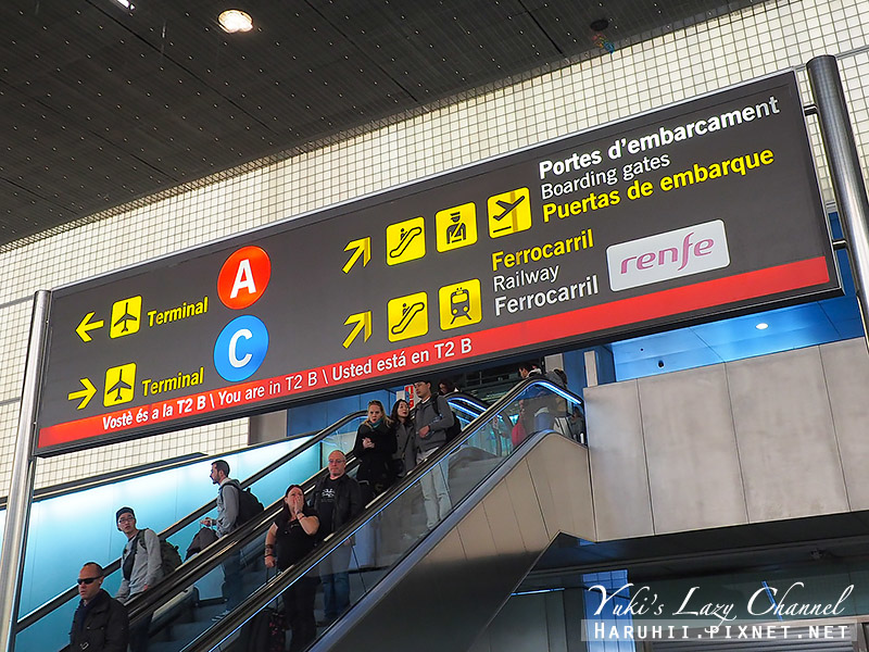 【巴塞隆納交通攻略】巴塞隆納交通卡T10十次券，巴塞隆納機場到市區火車、地鐵、機場巴士交通方式與票價總整理 @Yuki&#039;s Lazy Channel
