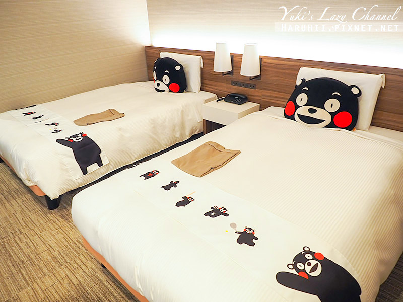 [熊本住宿推薦] 熊本三井花園酒店 Mitsui Garden Hotel Kumamoto：超萌熊本熊主題房，讓你做夢也會笑 @Yuki&#039;s Lazy Channel