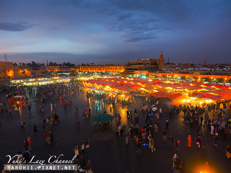 [摩洛哥] 馬拉喀什 Jemaa el-Fna 德吉瑪廣場：世界遺產，經典必訪的不眠廣場 @Yuki&#039;s Lazy Channel