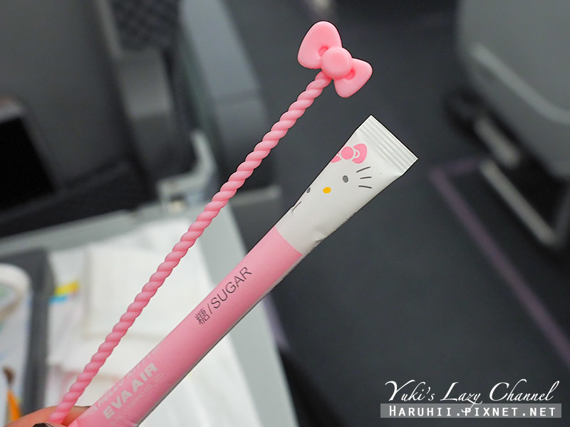 長榮航空 Eva Air Hello Kitty彩繪友誼機 BR129 大阪-台北 A321-200 Hello Kitty彩繪機經濟艙飛行紀錄 @Yuki&#039;s Lazy Channel