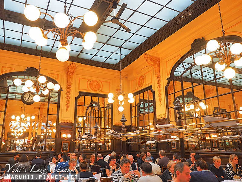 [巴黎] Le Bouillon Chartier：巴黎百年老餐廳，平價吃簡單法式料理，附菜單 @Yuki&#039;s Lazy Channel