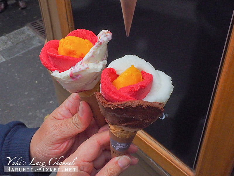 【巴黎】Amorino 小天使花瓣冰淇淋：來朵玫瑰花義式冰淇淋 @Yuki&#039;s Lazy Channel