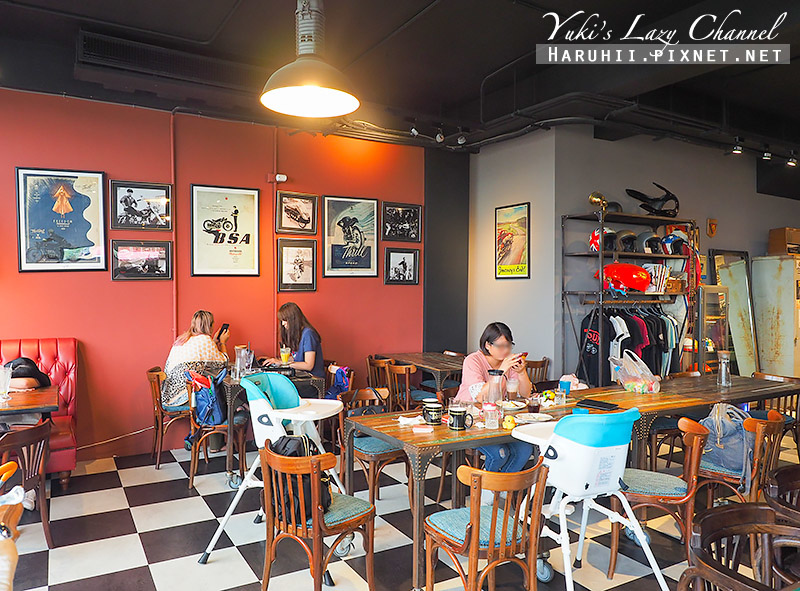 [新北八里景觀餐廳推薦] Ton Up Cafe：英式三層下午茶，特色英式重機工業風，觀海大道上景觀餐廳 @Yuki&#039;s Lazy Channel