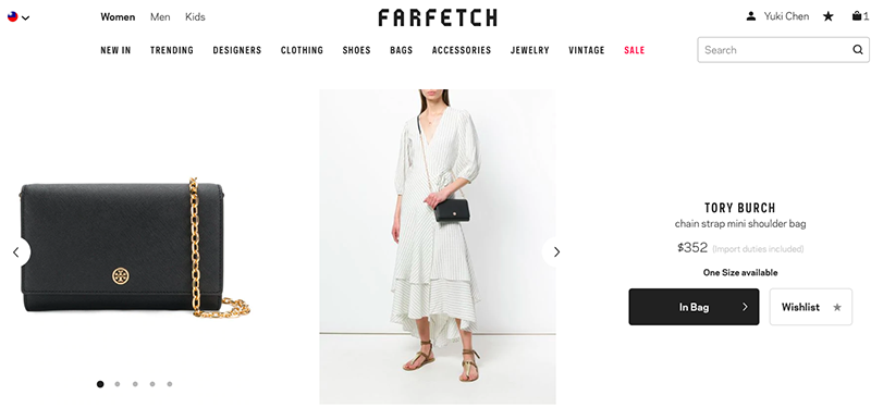 [網購] Farfetch 歐美時尚精品電商，網購輕鬆寄到家，含Farfetch首購九折優惠碼 @Yuki&#039;s Lazy Channel