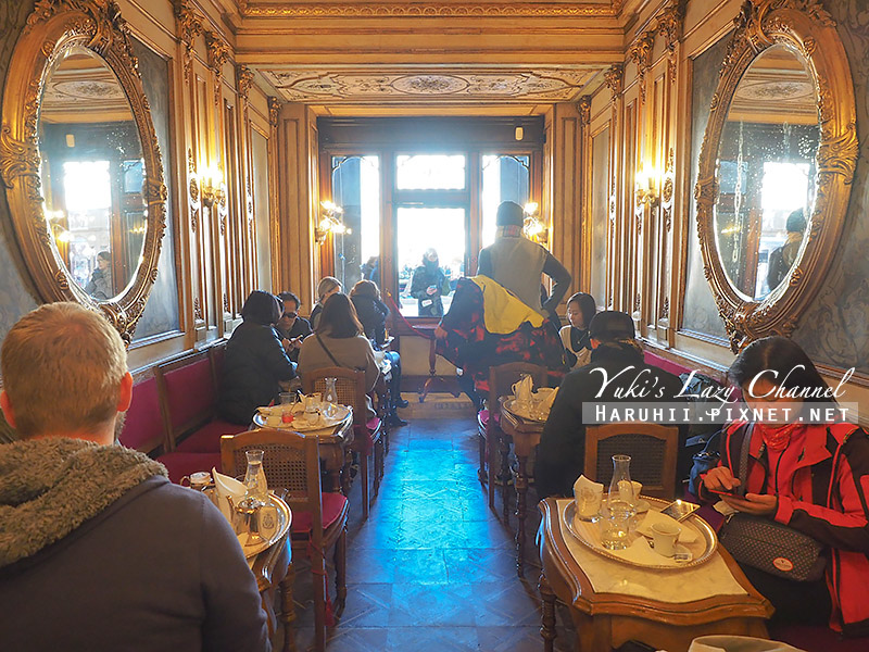 【威尼斯】Caffe Florian 弗洛里安咖啡館(花神咖啡館)：聖馬可廣場旁百年咖啡，世界十大最美咖啡 @Yuki&#039;s Lazy Channel