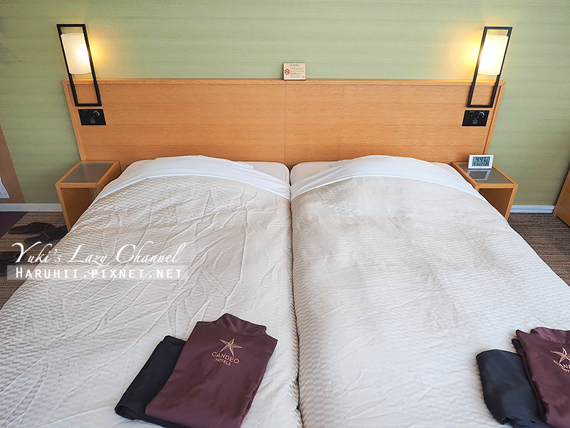 [福岡住宿推薦] 福岡天神光芒飯店 Candeo Hotels Fukuoka Tenjin：市景雙床房，頂樓大浴場、美味自助早餐，11歲以下免費入住，天神質感飯店推薦 @Yuki&#039;s Lazy Channel