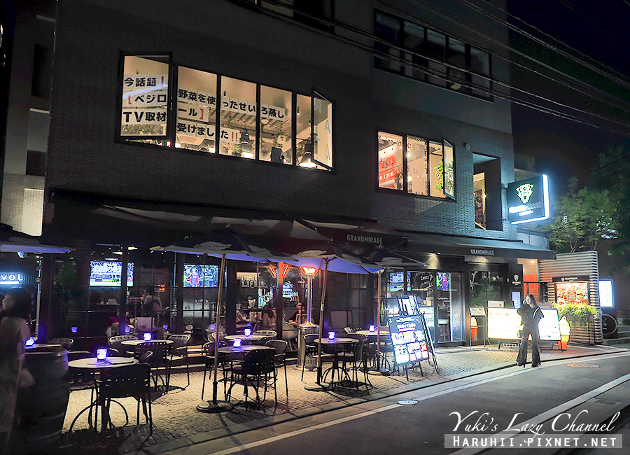 [福岡夜生活] Grand Mirage 時尚咖啡/酒吧、evoL夜店：有50種以上世界啤酒的運動酒吧，一探福岡年輕人的時尚夜生活 @Yuki&#039;s Lazy Channel