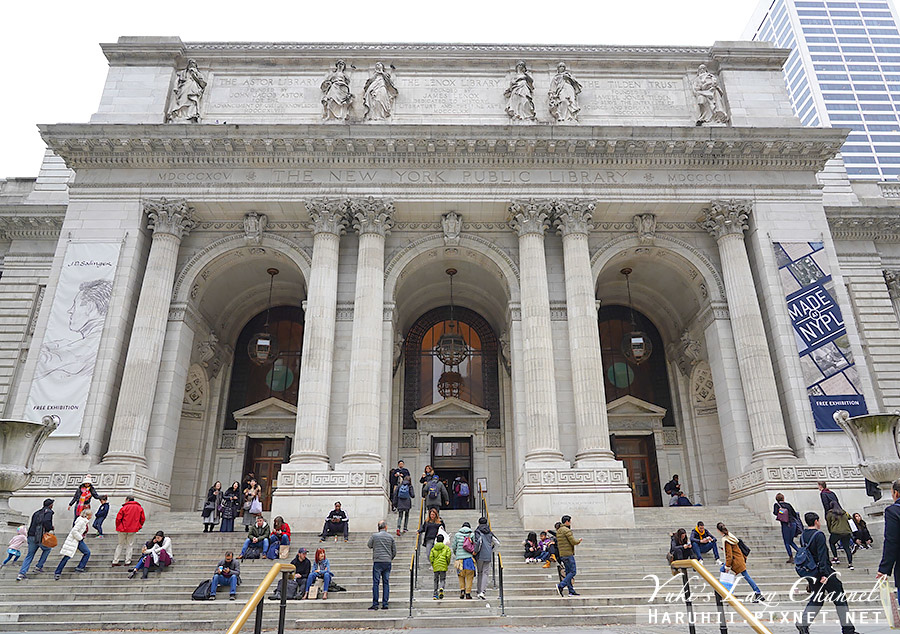 [紐約] 紐約公共圖書館 New York Public Library：紐約最美圖書館，電影明天過後場景，紐約免費景點，紐約公共圖書館交通、開放時間 @Yuki&#039;s Lazy Channel