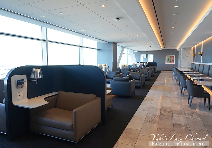 舊金山機場貴賓室｜聯合航空北極星貴賓室 United Airlines Polaris Lounge：商務艙乘客限定，北極星貴賓室設備、餐點分享 @Yuki&#039;s Lazy Channel