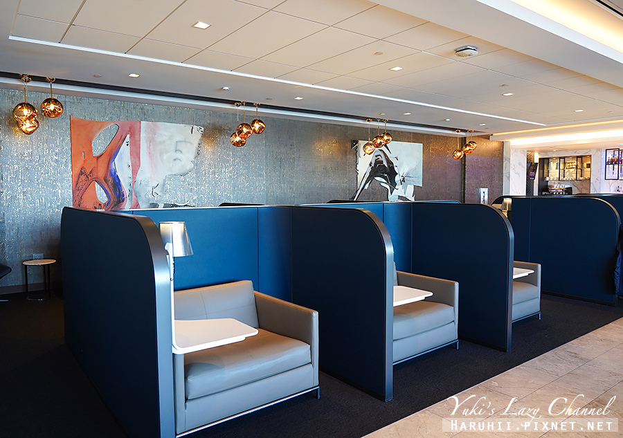 舊金山機場貴賓室｜聯合航空北極星貴賓室 United Airlines Polaris Lounge：商務艙乘客限定，北極星貴賓室設備、餐點分享 @Yuki&#039;s Lazy Channel