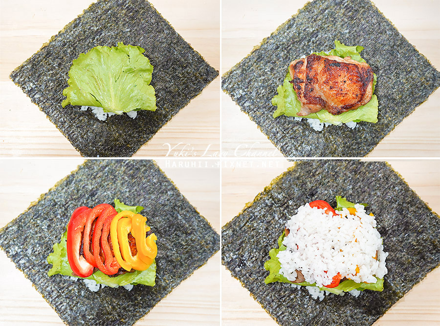 【食譜】做飯糰好簡單！日式免捏飯糰、韓式折疊飯糰想吃哪個？視覺系野餐飯糰做法 @Yuki&#039;s Lazy Channel