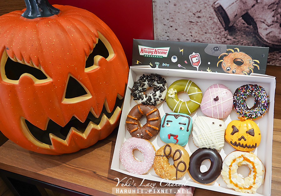 [台北信義/市政府] Krispy Kreme：萬聖節限定甜甜圈太可愛！只有十月吃得到的特別限定 @Yuki&#039;s Lazy Channel