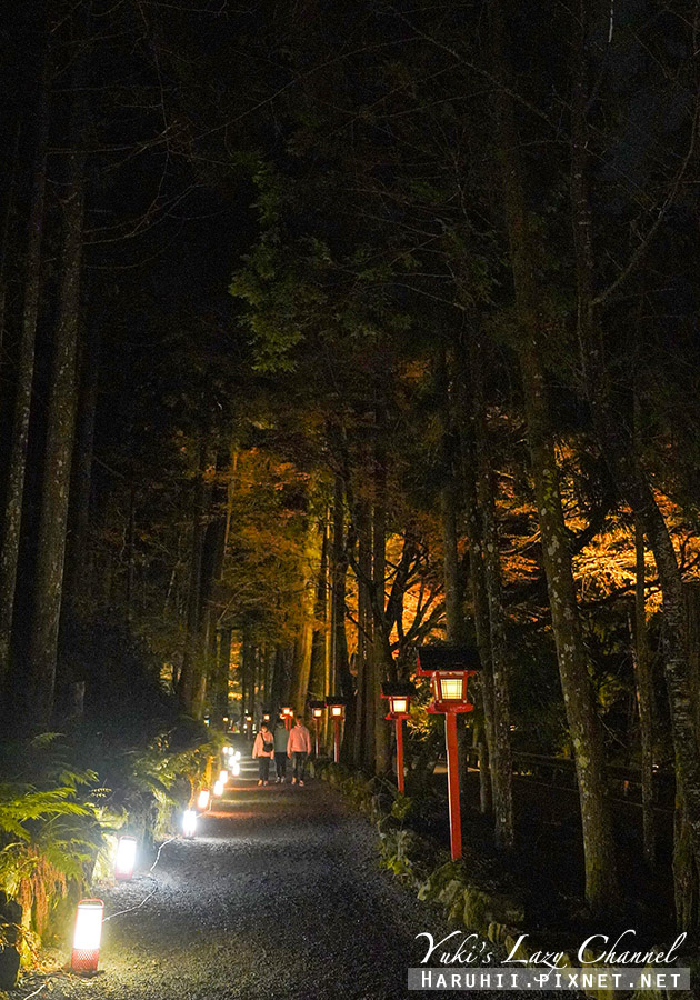【京都】貴船神社夜楓，期間限定夜間點燈/水占卜 @Yuki&#039;s Lazy Channel