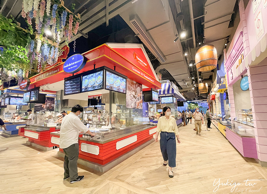 【曼谷】Terminal 21 Rama 3 Pier 21美食街：便宜好吃的T21百貨美食街 @Yuki&#039;s Lazy Channel