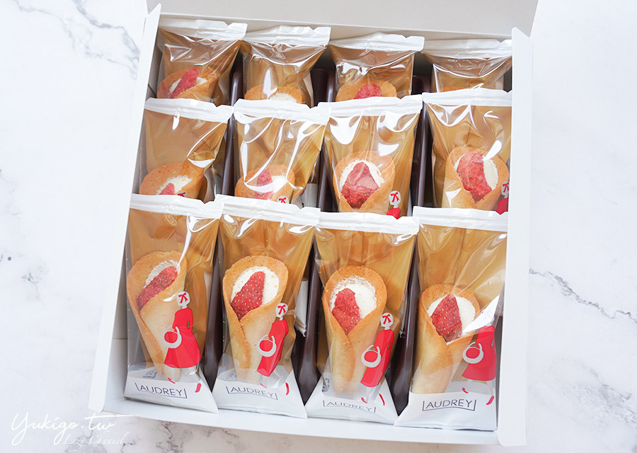【東京必買】AUDREY 草莓花束餅乾，人氣東京伴手禮，少女心爆發的可愛甜點 @Yuki&#039;s Lazy Channel